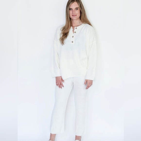 Selina Lounge Set in *Cream* (other colors available) - Picture 3 of 6